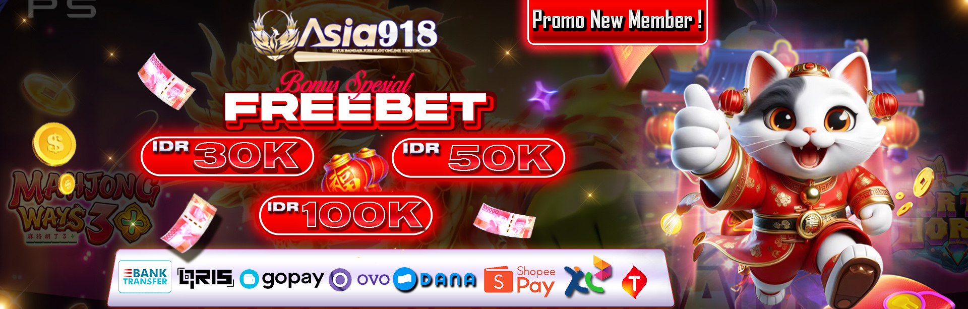 BONUS FREEBET ASIA918