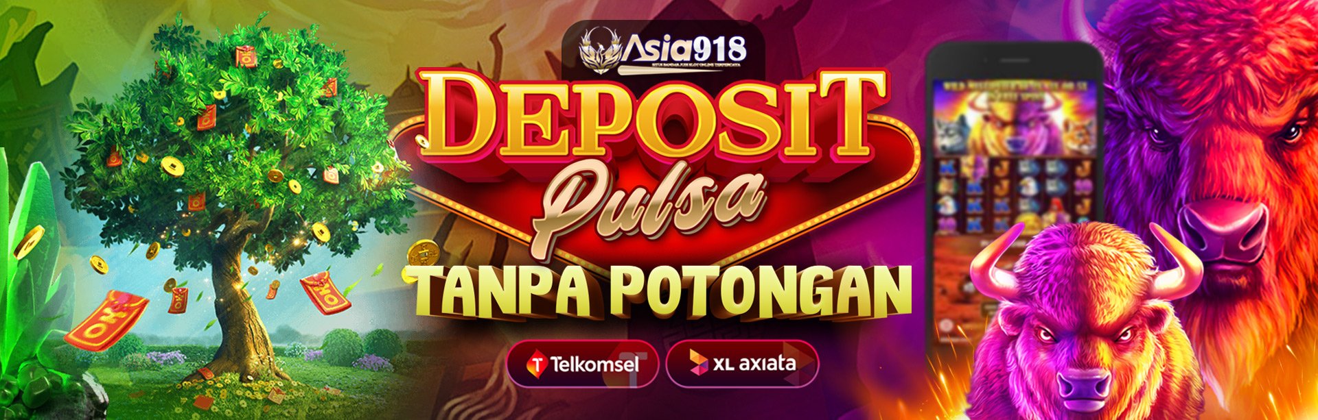 ASIA918 - Slot Deposit Pulsa Tanpa Potongan